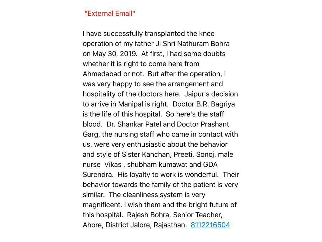 Dr. Bagaria Joint Replacement Jaipur