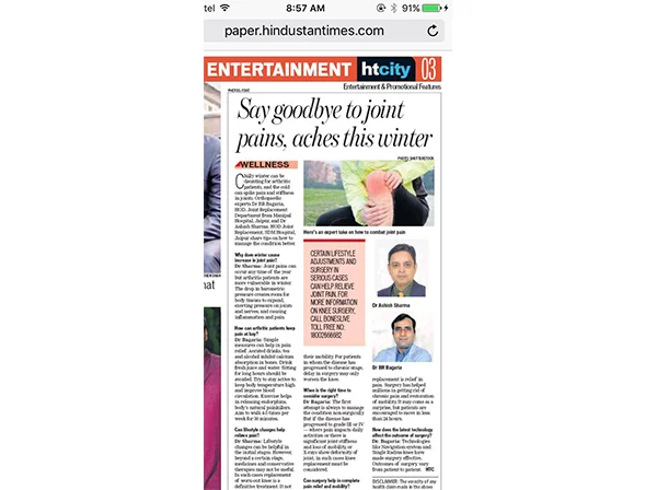 Dr. Bagaria Joint Replacement Jaipur