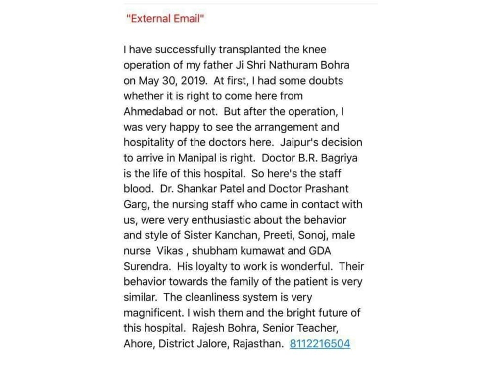 Dr. Bagaria Joint Replacement Jaipur